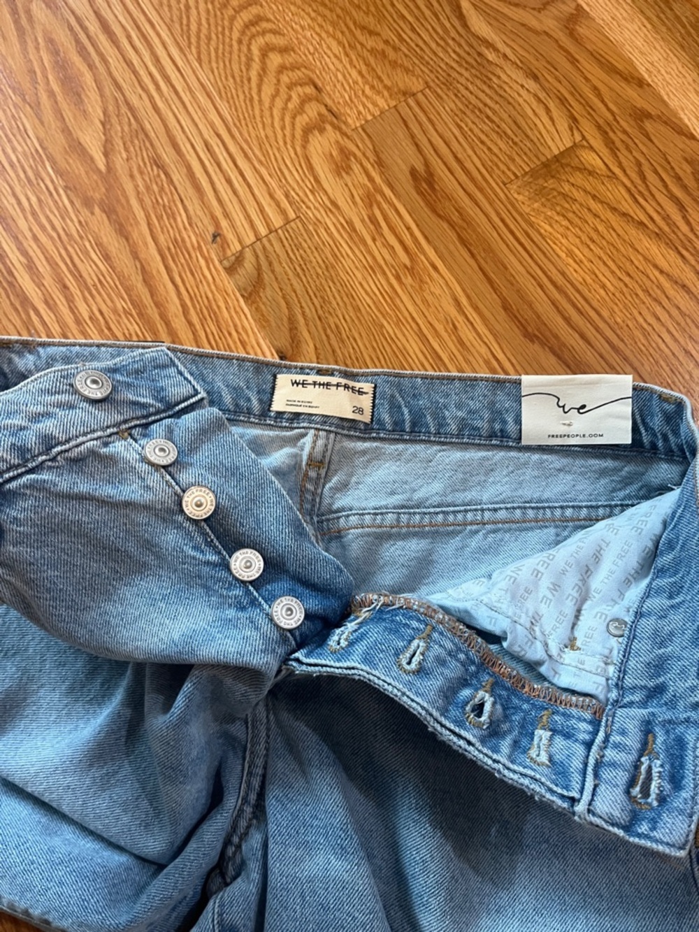 We The Free Jam Session Relaxed Capri Size 28 NWT - Picture 8 of 12